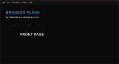 Desktop Screenshot of brandonplank.com