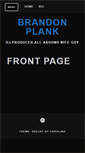 Mobile Screenshot of brandonplank.com